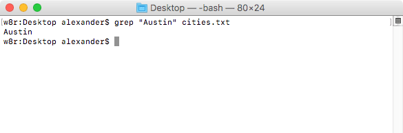 search for text in files mac terminal